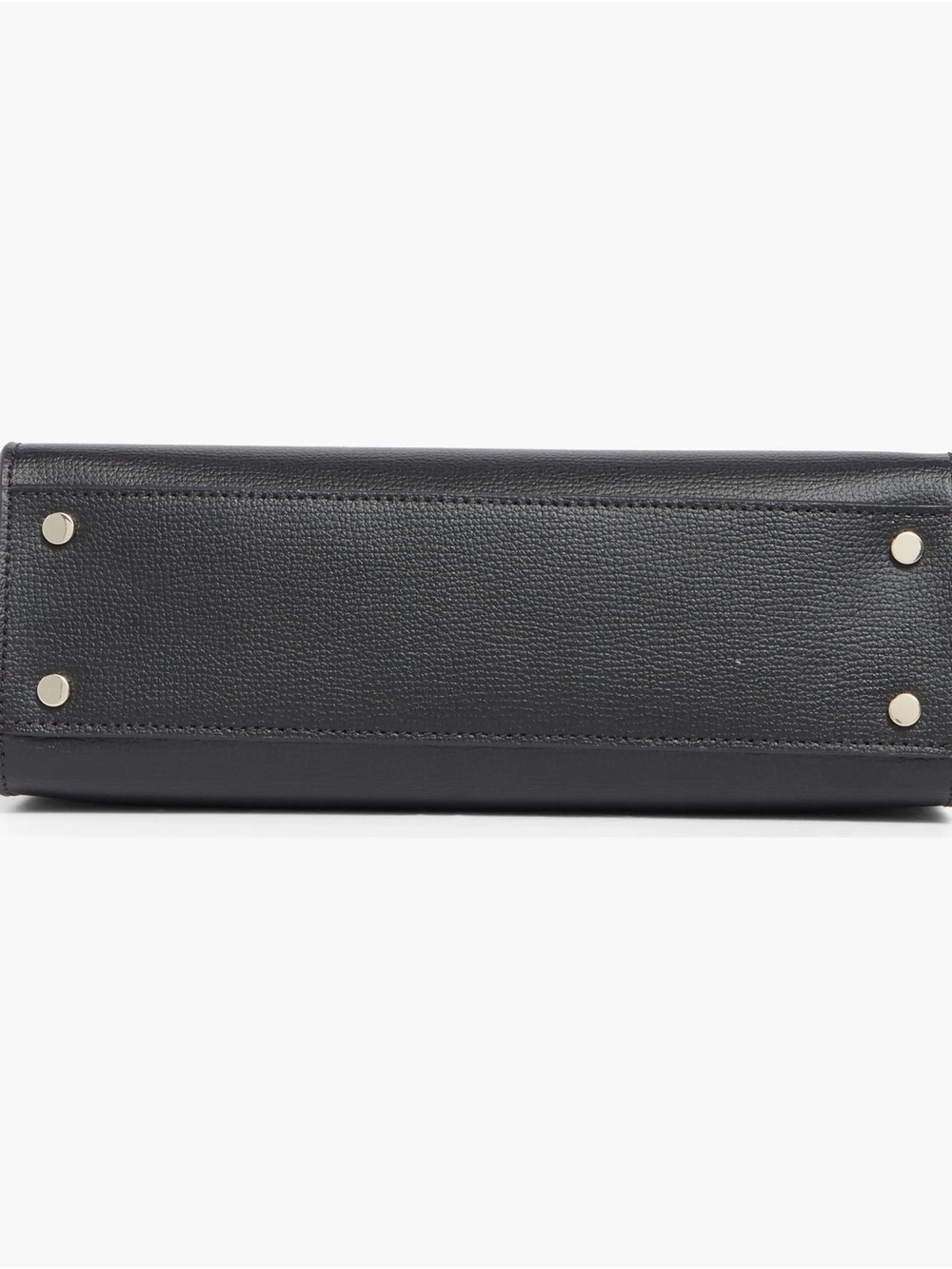 kate spade Black Leather Structured Top-Handle Bag - Picture 4 of 10